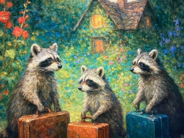 Someone to trap and relocate RACCOONS- Also want a raccoon trap. 1