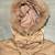 Women's Quilted Puffer Coats, Faux Fur Hood, KENNETH COLE Camel, Olive 4 thumbnail