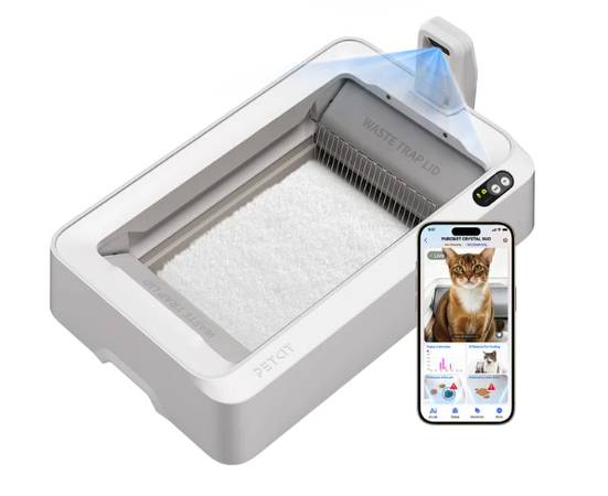 Petkit Purobot Crystal Duo Automatic Cat Litter Box with Camera 1