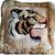 Tiger Striped, Sheepskin Rug/Wall Hanging 4 thumbnail