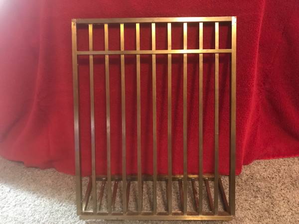 Authentic bank teller window grate 1
