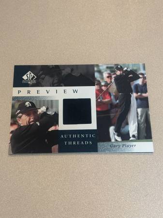 2001 Upper Deck SP Authentic Threads #GP-AT Gary Player 1