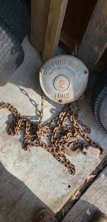 Coffing 2ton manual porta chain hoist 1