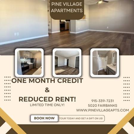 🔥 LIMITED TIME! 1 MONTH FREE + REDUCED RENT – APPLY NOW! 🔥 1