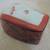 Japanese Lacquer Box Red Jewelry Box Artsy Motif Container Vtg 50s 5 thumbnail