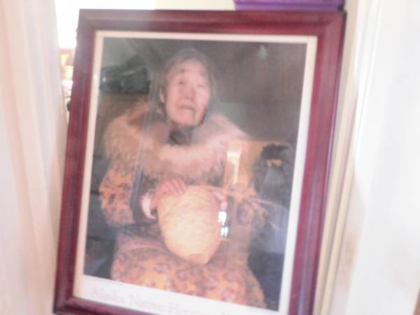 Scammon Bay Basket Weaver--Weaving--Photo by Myron Rosenberg 1