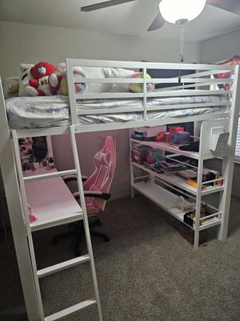 Full size loft bed 1