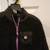 New - Sporty Black Plush Jacket Girls Size 10/12 2 thumbnail