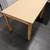 Vintage wood kids school table used as coffee table 2 thumbnail