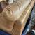 Tan leather couch, side chairs, and ottoman 10 thumbnail