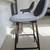 Copley Counter Height Bar Stools (pair) Gray Upholstered 1 thumbnail
