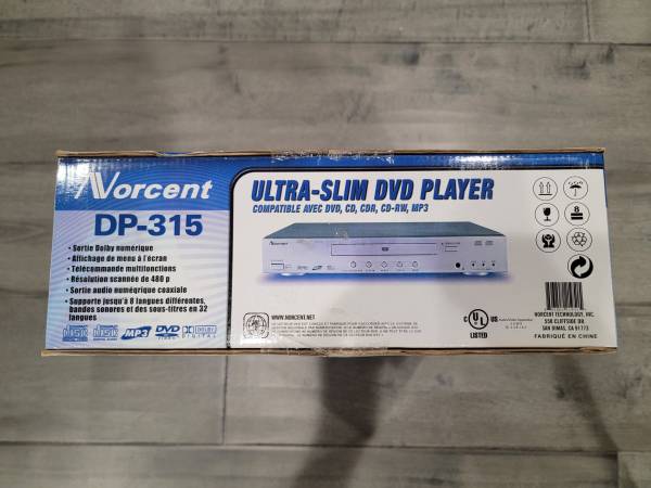 Norcent DVD Player DP-315, New in the Box 1