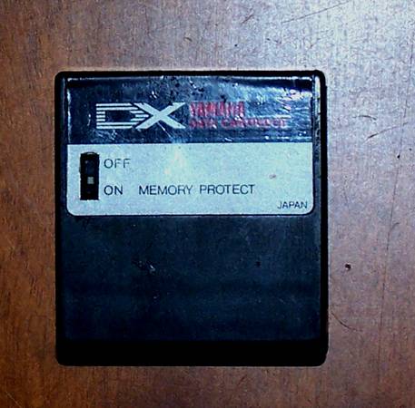 Yamaha DX Data Cartridge 1