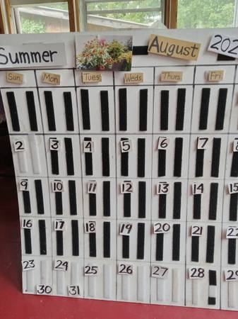 Changeable month Calendar 1
