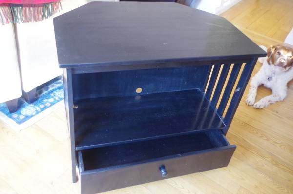 Solid Wood Mission Corner Enteinment/TV Stand 1