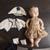 Vintage or antique 12-in jointed composition unmarked baby doll (1920's-30's rar 10 thumbnail