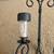 Black Wrought Iron Solar Light Wall Sconce 10 thumbnail