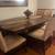 Dining table and six chairs, wall mirror and area rug 1 thumbnail