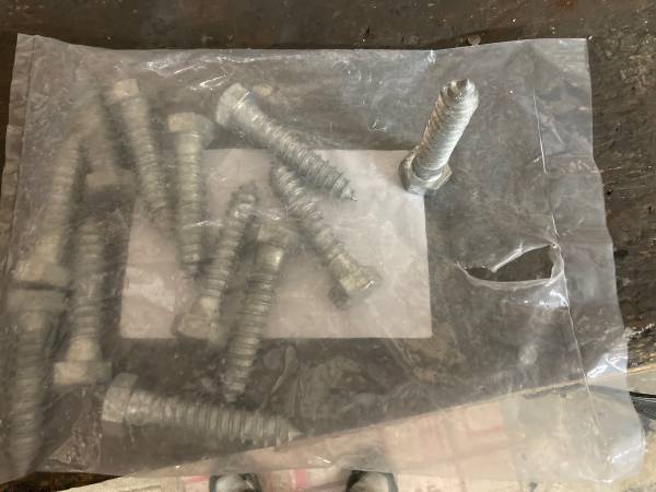 5/8” X 3” Lag Bolts 1