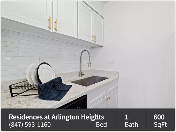 $1,600 / 1br - 600ft2 - The lifestyle you've been dreaming of: Explore our 1 BR. (Arlington Heights)63918413784706121