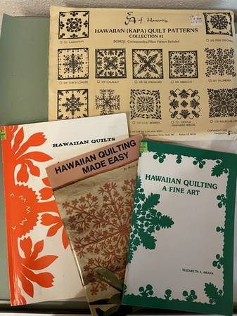 Hawaiian Quilt pattern and books 1