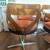 Vintage-set of six acrylic and metal dining room chairs 7 thumbnail
