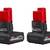 Milwaukee M12 Straight Die Grinder W/ 2x 5AH High Output Batteries & Charger Kit 12 thumbnail
