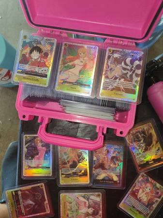 One piece and some one pokemon cards for trade or sale 1