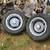 (4) OEM 15" Corvette Rallye Rims + 4 Centers +  Tires p235/60R15 - Tir 4 thumbnail
