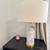 West Elm White Marble Pillar Lamps with USB 1 thumbnail