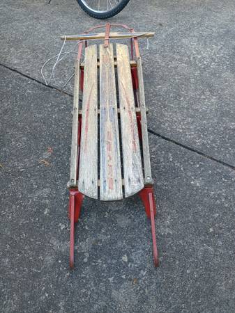 Vintage Sears 59" sled 1