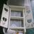 Bath hanging Shelf heart love 2 door white NEW! 2 thumbnail
