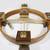Artisan-Crafted Large Round Wooden Tabletop Candle Holder - 17" Diamet 1 thumbnail