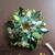 Vintage 3 piece iridescent pin and matching earrings 3 thumbnail