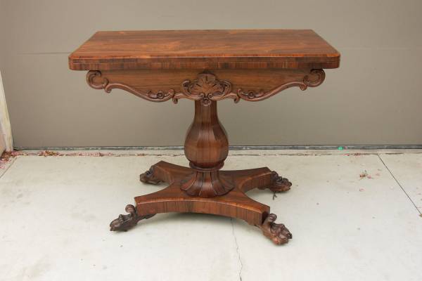 ROSEWOOD GAME TABLE 1