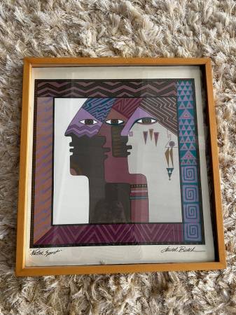 Original lithography by California Artist, signed. 1