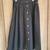 Cherokee Vintage Black Denim Cotton Belted Skirt Made in USA Size 12 1 thumbnail