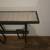 Industrial Console Table Antique Glass Mirrored Top 8 thumbnail