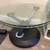 Swivel Cocktail Coffee Table - glass (eclipse table) 1 thumbnail