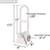 New!! Bathtub Grab Bar -Handle -Metal New! 4 thumbnail
