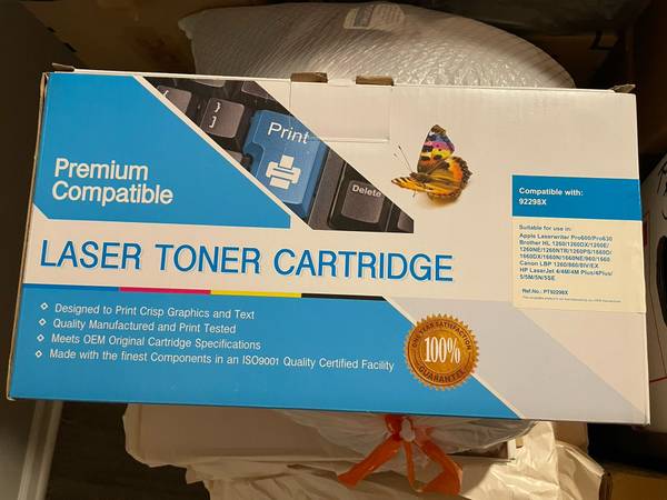 New! HP 92298X laser printer toner cartridge! 50% off! 1