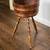 Lane Vintage Rustic Firkin Half Barrel Tripod Plant Stand Planter 2 thumbnail