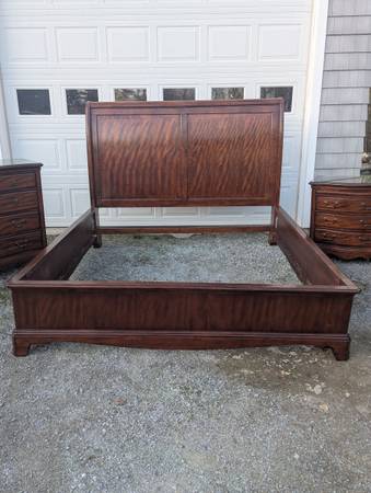 California King Bedroom Set with Large Dresser and Two Bedside Tables - $750 (Hillsborough)63470912230019123