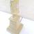Beautiful Tall (34") Vintage Table Lamp with Beige Ceramic Base & Body 10 thumbnail