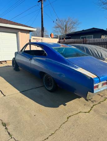 67,68 Impala 2 Door Fast Back (Rear Back Window) 1