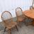 Oak Dining table with 4 chairs in great condition 5 thumbnail