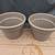 2 Brown Plastic Flower Pots 1 thumbnail