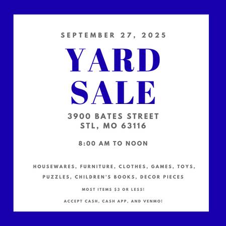 Yard Sale - 9/27 1