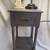 Gray 2 Tier Wood Night Stand w/ USB Ports &  Electric Plug 1 thumbnail