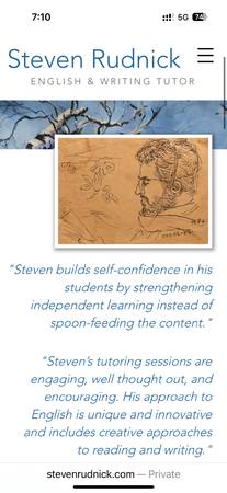 Excellent English and Writing Tutor 1